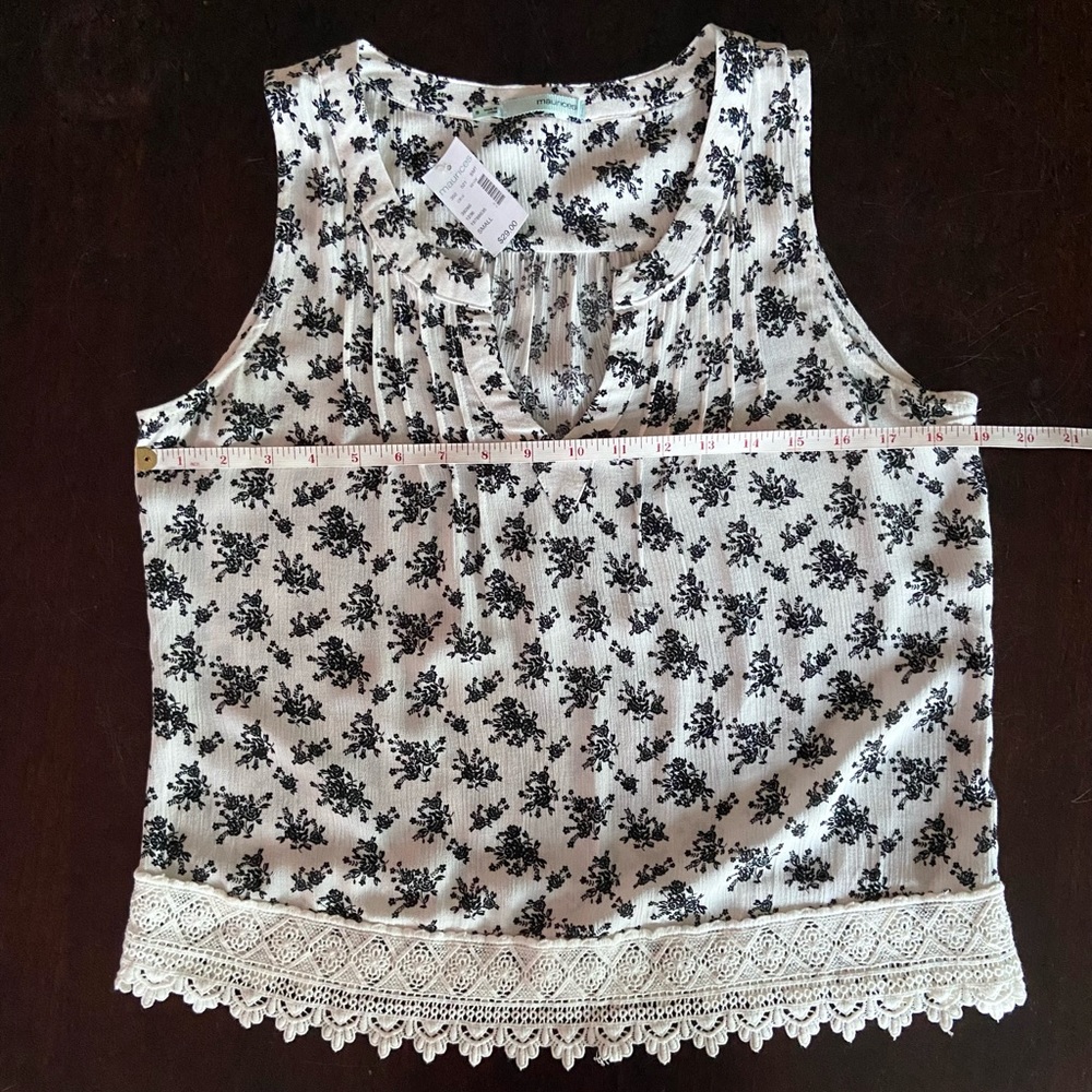 NET Floral Print Tank - Picture 10 of 12